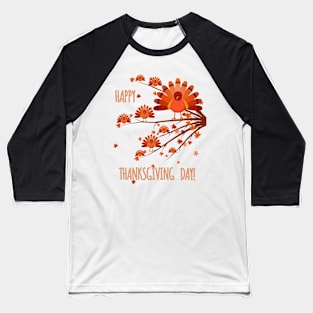 Happy Holiday - Thanksgiving Day Baseball T-Shirt